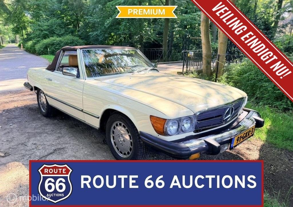 Mercedes-Benz 380 SL | 1983 | Route 66 Auctions, Autos, Achat, Entreprise, Boîte manuelle, Autre carrosserie