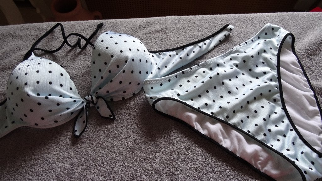 BIKINI "RED POINT", Red point, Blauw, Ophalen of Verzenden, Bikini