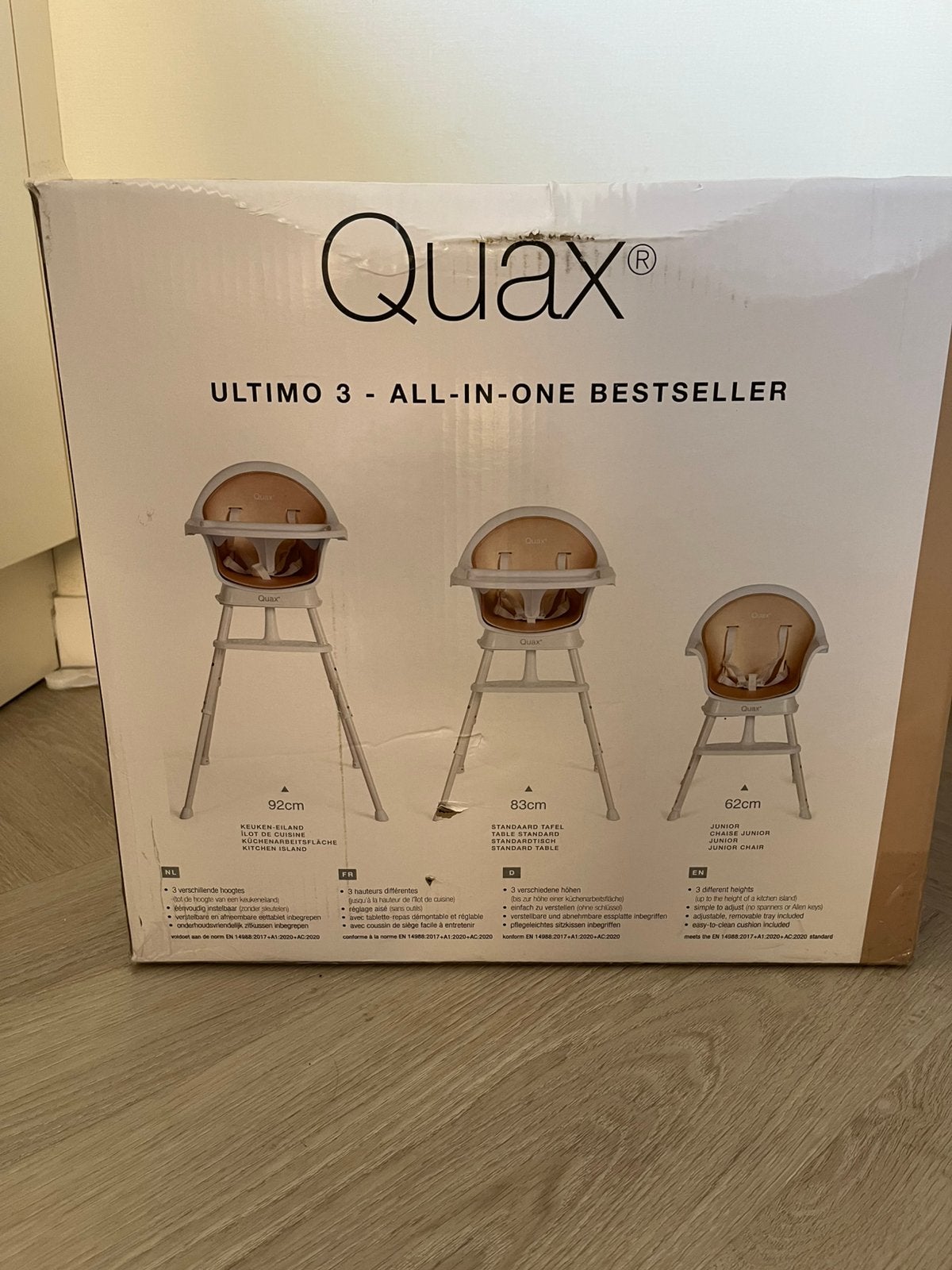 Kinderstoel - Quax Ultimo 3 meegroeieetstoel, Ophalen, Gebruikt, Meegroeistoel, Aanschuifbaar