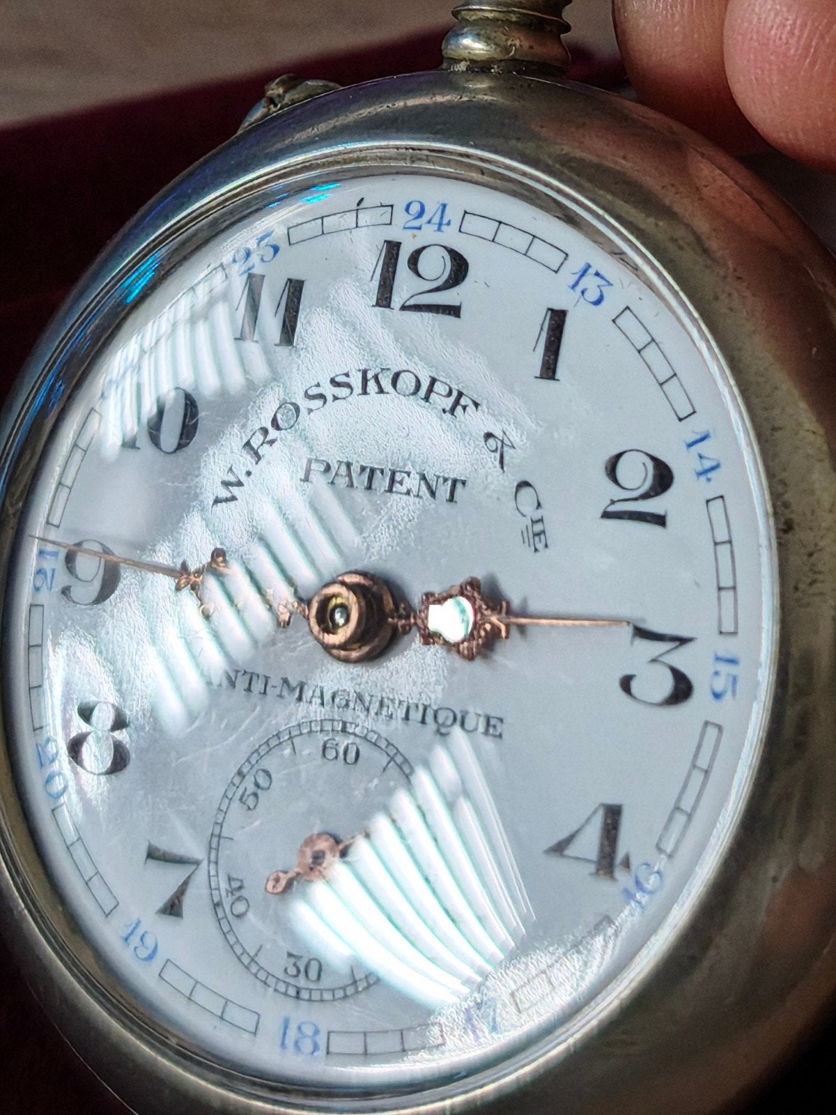 Roskopf zakhorloge in perfecte staat, Ophalen of Verzenden, Zakhorloge, Omega