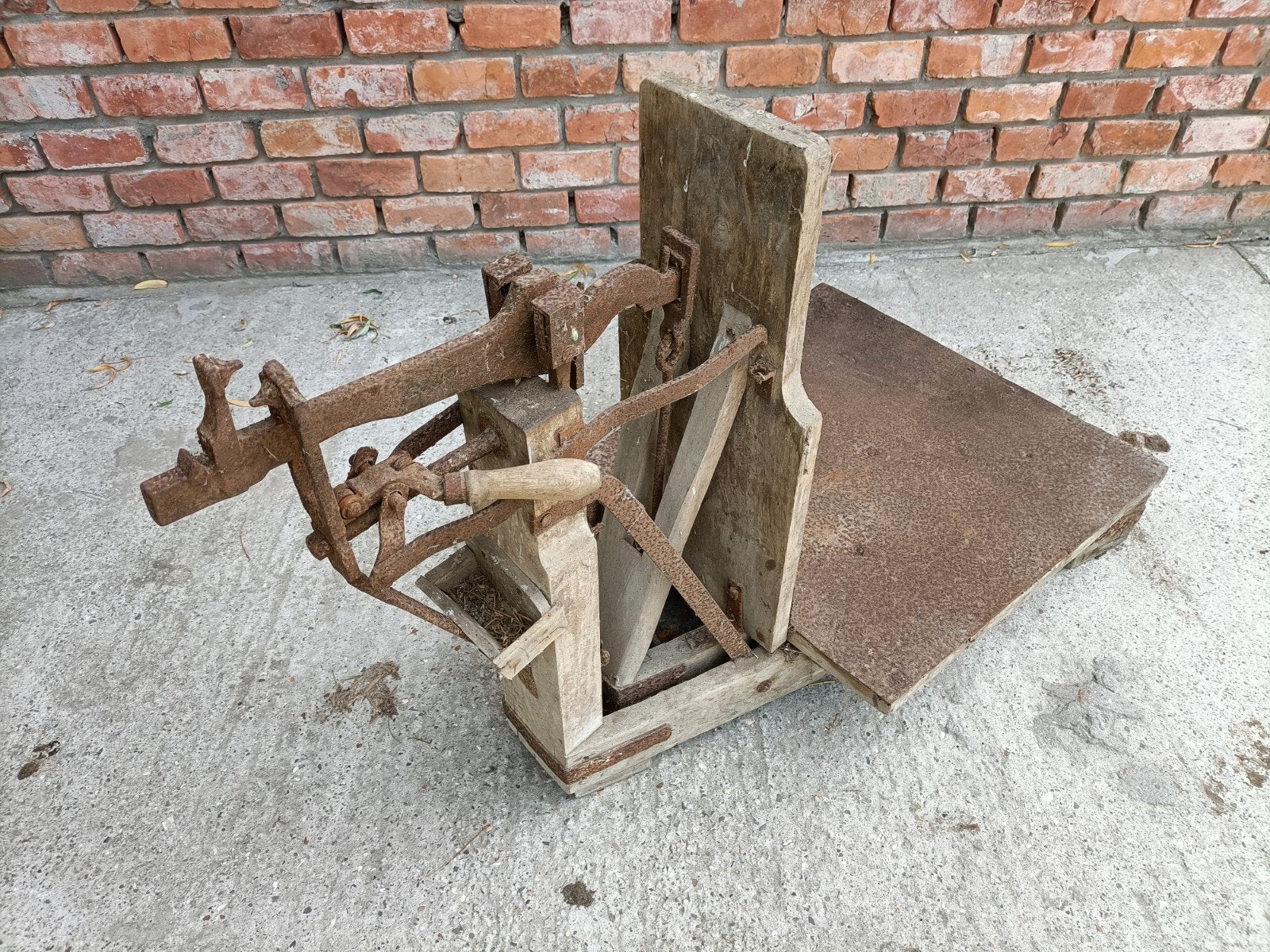 Antieke boeren weegschaal, Antiek en Kunst, Ophalen