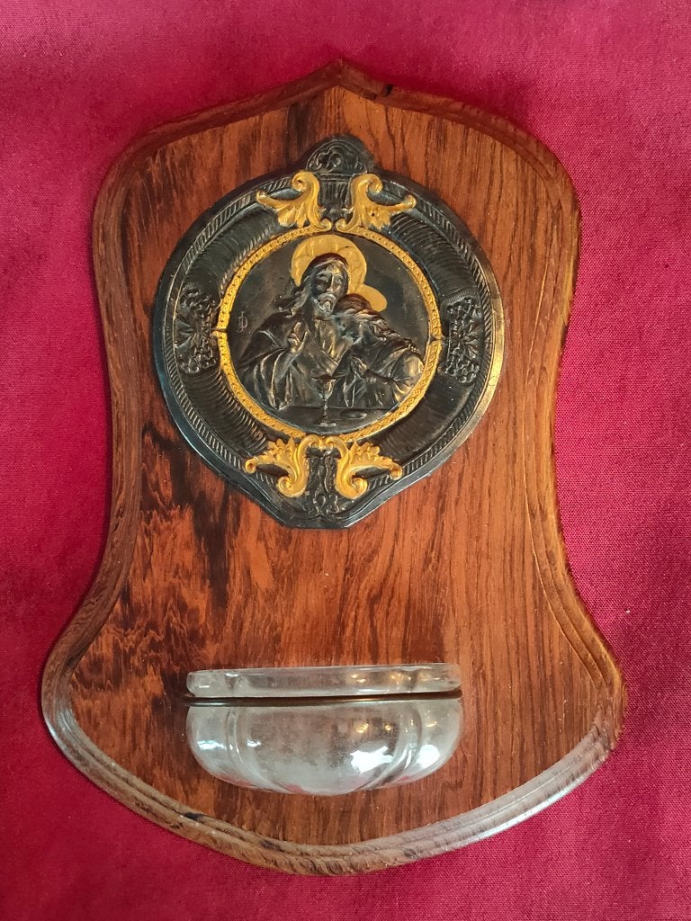 Ancien bénitier en bois (n32), Antiquités & Art, Enlèvement
