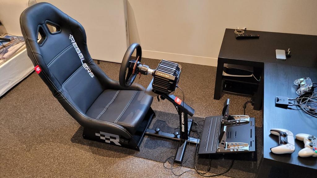 Complete Fanatec csl dd race sim plus gamestoel en flightsim, Games en Spelcomputers, Spelcomputers | Sony Consoles | Accessoires
