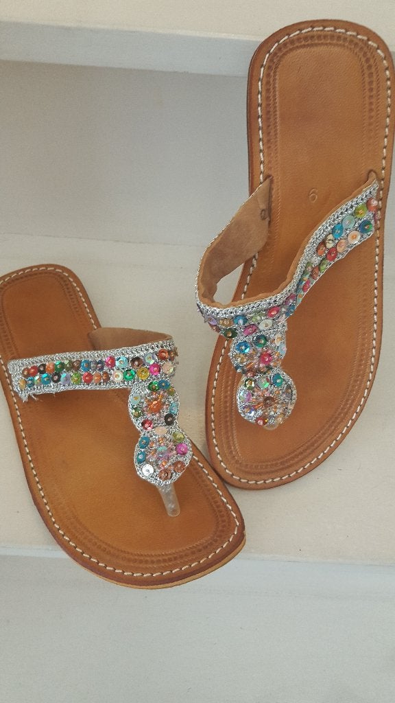 NIEUW artikel : Alle leren slippers - Maat 36, Overige kleuren, Nieuw, Sandalen of Muiltjes, Ophalen of Verzenden