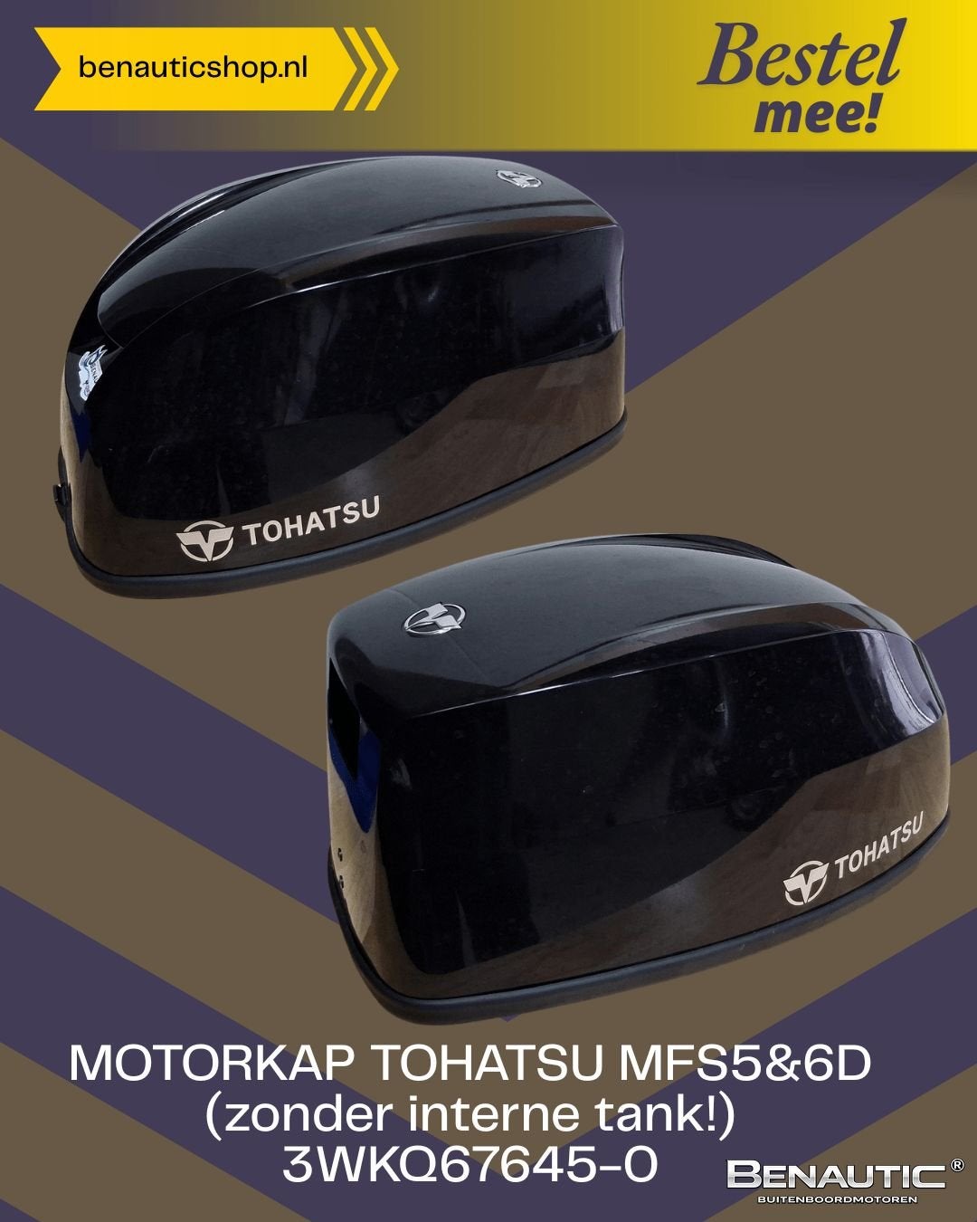 Accessoire Tohatsu motorkap MFS5D & MFS6D 3WKQ67645-0, Neuf, -, -, -