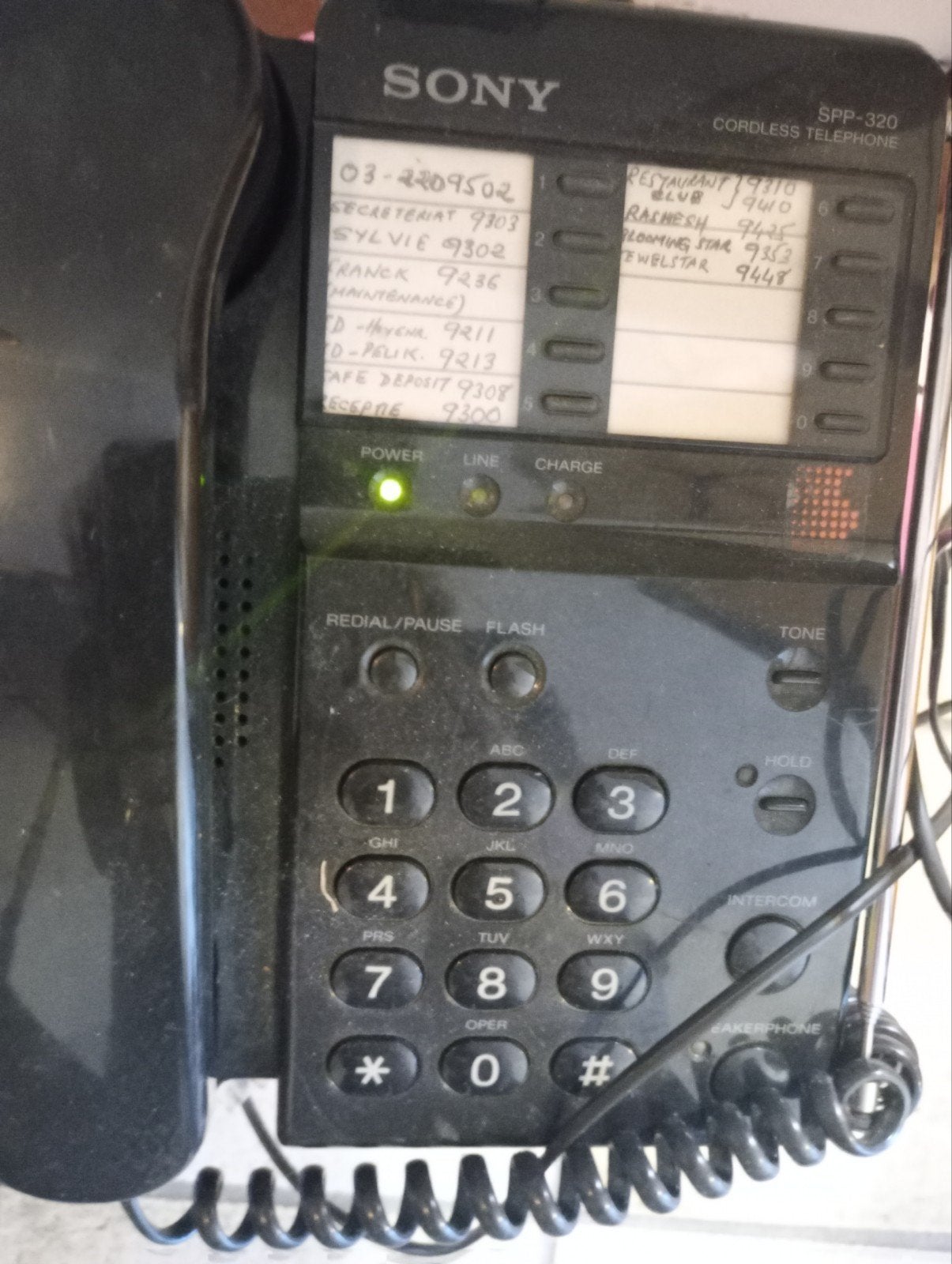 phone Sony analog phone, Telecommunicatie, Antwoordapparaten, Ophalen, Gebruikt, Meerdere boodschappen