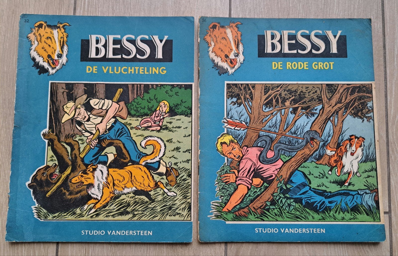 Oude Strips: Bessy.    Eerste druk ( studio vandersteen ), Boeken, Ophalen of Verzenden, Gelezen