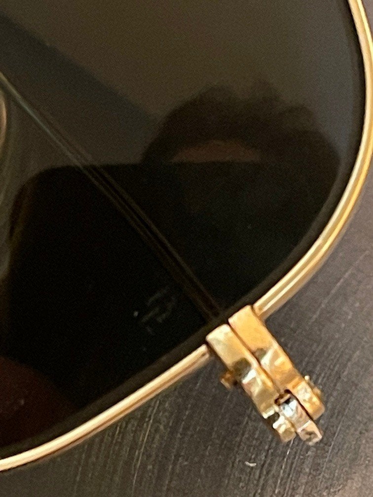 Vintage B&L kleine zonnebril Ray-Ban Aviator 52mm A16, Gebruikt, Zonnebril, Overige kleuren, Ophalen of Verzenden