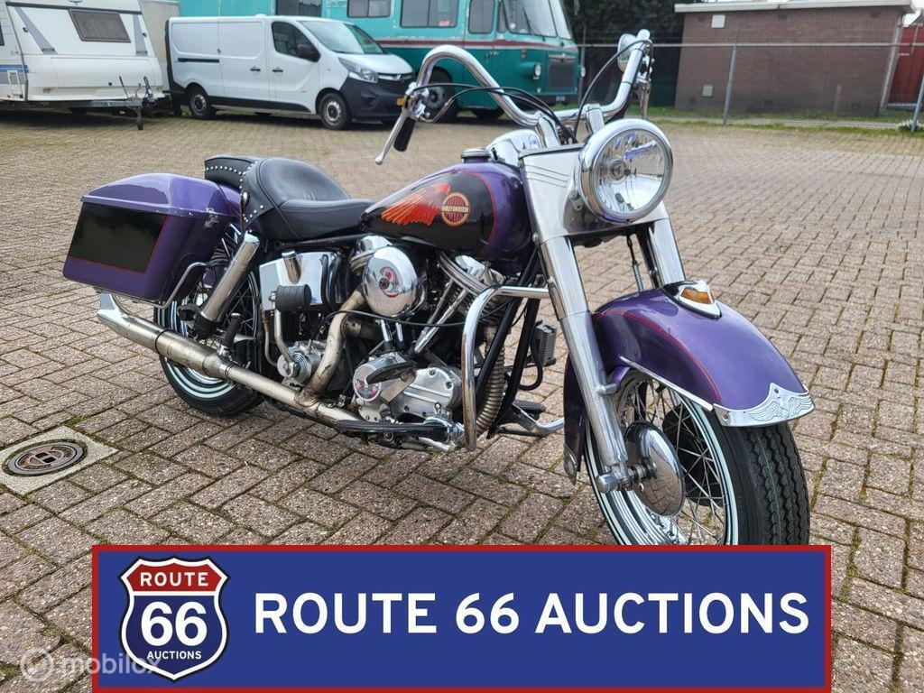 Harley-Davidson Electra Glide Panhead | 1965 | Route 66 Auct, Overige merken, Zwart, Bedrijf, Handgeschakeld