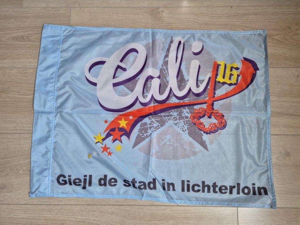 Carnaval Aalst vlag kandidaat prins Cali 2016, Ophalen of Verzenden