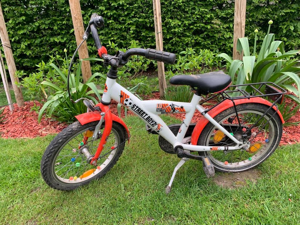 Fiets - kinderfiets, Fietsen en Brommers, Fietsen | Kinderfietsjes, Ophalen, Gebruikt, 16 tot 20 inch