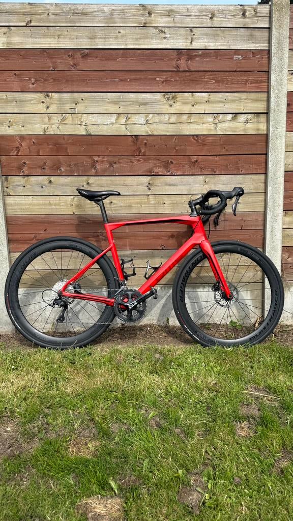 BMC ROADMACHINE 02,  rood, maat 56, Fietsen en Brommers, Fietsen | Racefietsen, Heren, Aluminium, Meer dan 20 versnellingen, Schijfrem