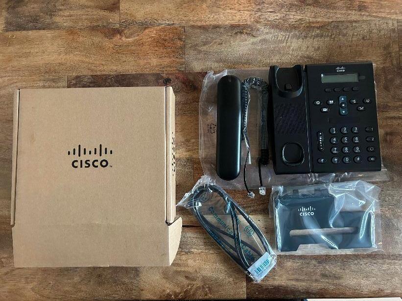 ➡️ NIEUW Cisco CP 6921 Black Phone CP-6921-CL-K9 CP6921, Telecommunicatie, Ophalen of Verzenden, Nieuw
