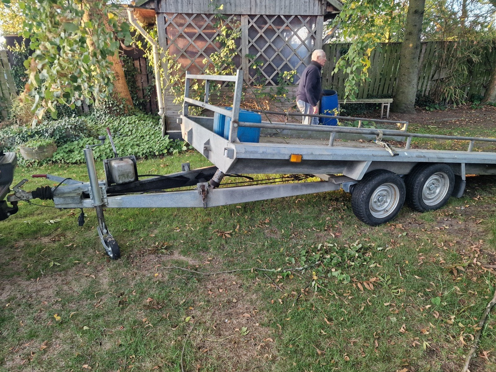hapert machinetransporter. 2700kg. 2 originele nieuwe assen, Auto diversen, Ophalen