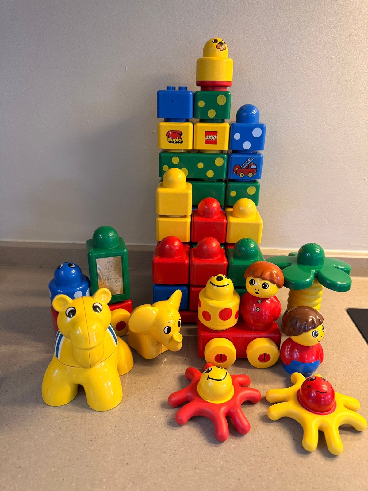Duplo primo grote set kameel olifant, Kinderen en Baby's, Ophalen of Verzenden, Zo goed als nieuw