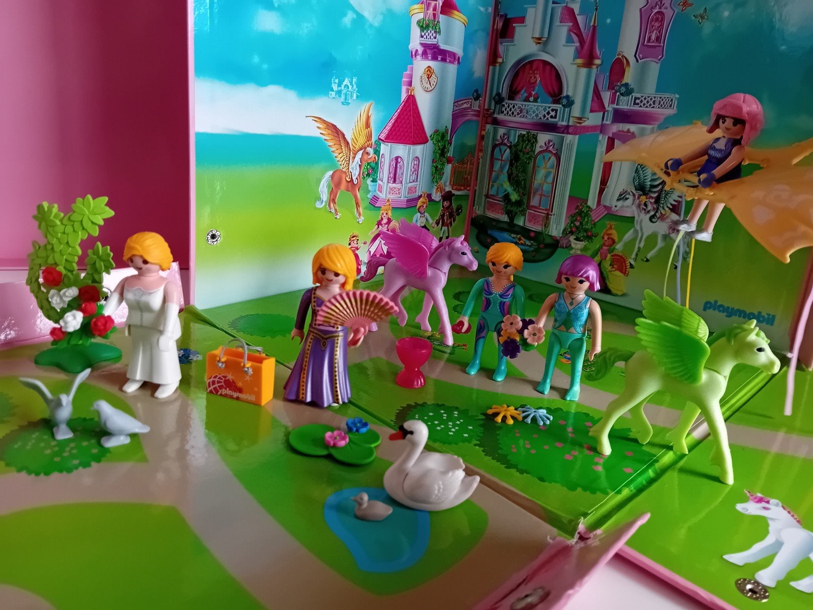 playmobil princes opbergbox,princessen en Gratis figuren 24, Enlèvement ou Envoi, Figurines