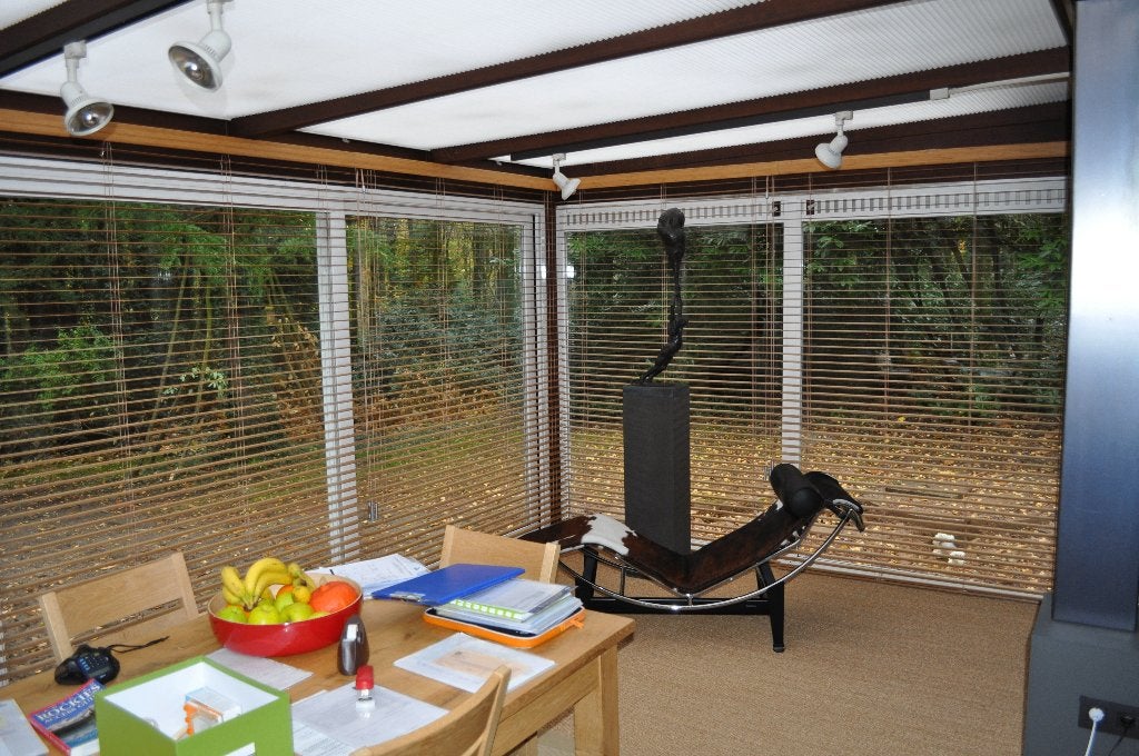 Partij Luxaflex Houten Jaloezieën – 50mm Natural Bamboo, Huis en Inrichting, Stoffering | Gordijnen en Lamellen, Ophalen, Jaloezie