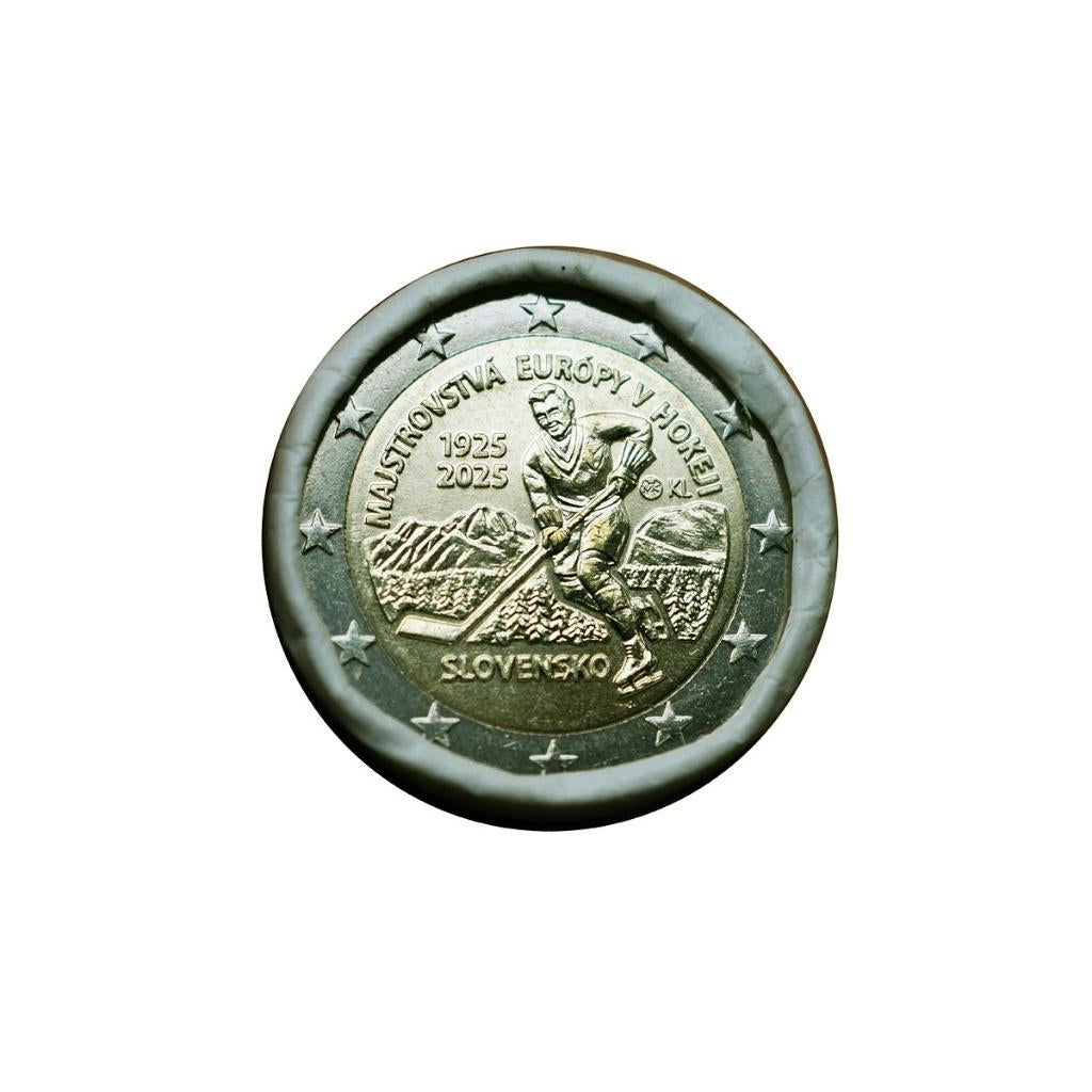2 euro Slowakije 2025 'Ijshockey', Ophalen of Verzenden, Slowakije, 2 euro, Losse munt