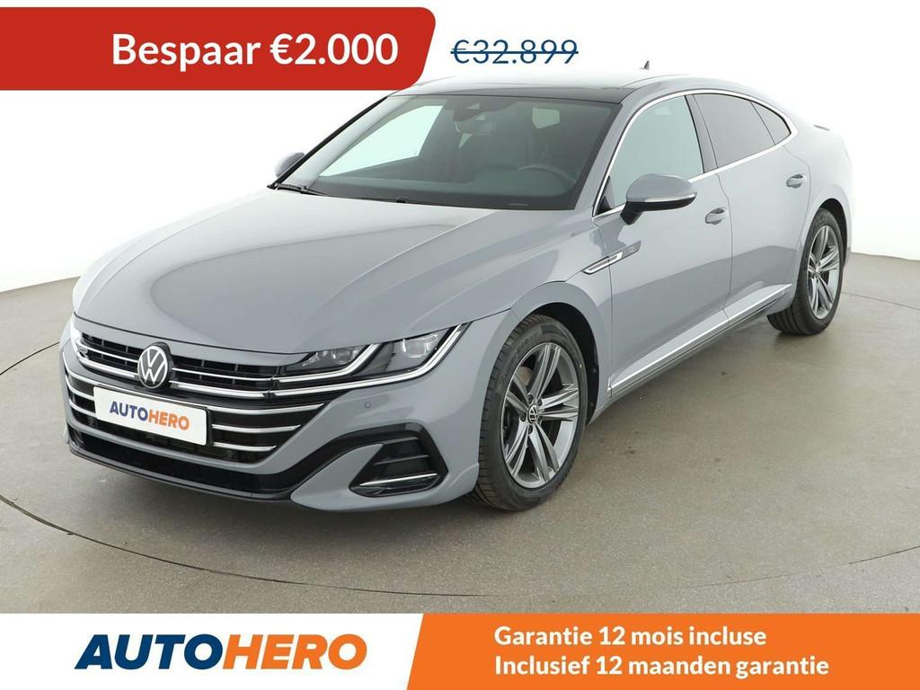 Volkswagen Arteon 2.0 TDI R-Line (automatique), Autos, Cuir, Argent ou Gris, 5 portes, Automatique