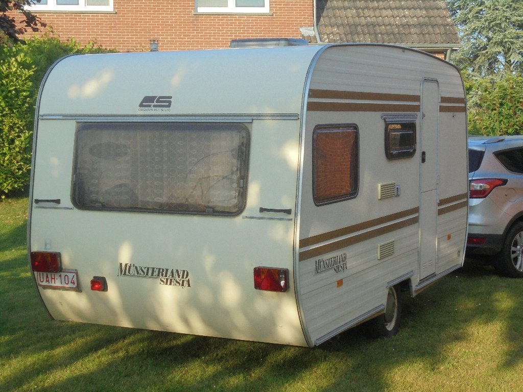 Caravane Musterland Siesta, prête à partir en vacance..., Caravanes & Camping, Caravanes, 4 à 5 mètres, Grand lit, Poêle, LMC et Münsterland