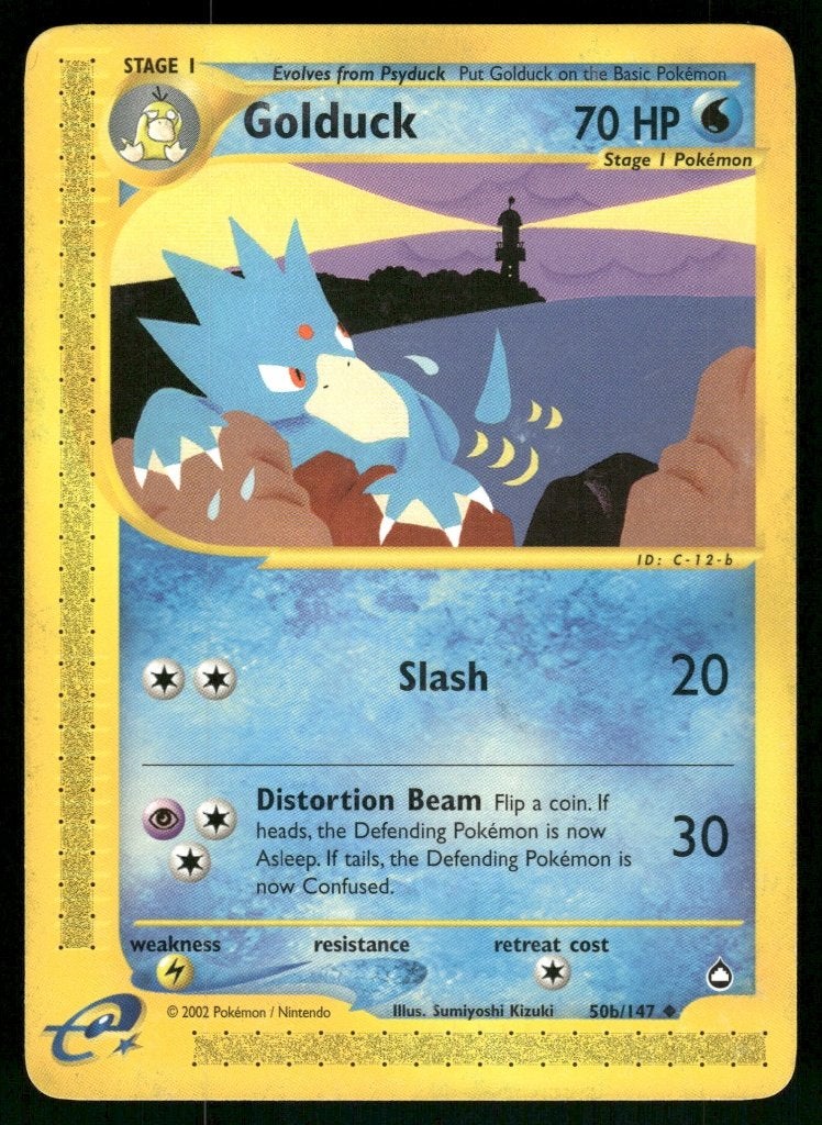 Golduck 50/147 - Aquapolis (NM), Envoi, Utilisé