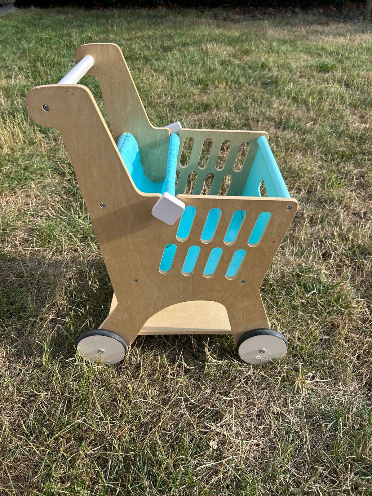Houten winkelwagentje, Kinderen en Baby's, Ophalen, Gebruikt
