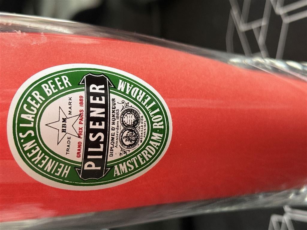 Heineken Pilsener Glas – Speciale Uitgave Wereldtentoonstell, Verzenden, Nieuw, Glas of Glazen, Heineken
