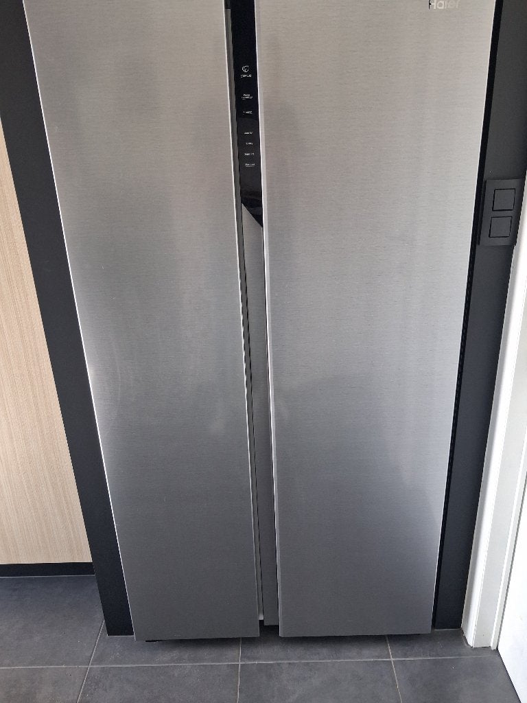Haier amerikaanse koelkast, 160 cm ou plus, Enlèvement, Utilisé, 60 cm ou plus