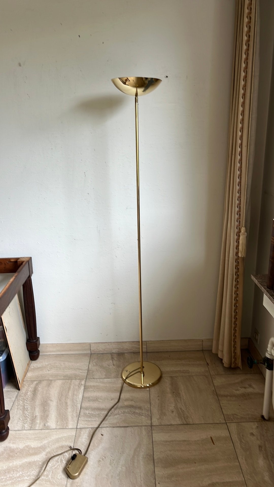 Vintage staanlamp, Ophalen, Zo goed als nieuw