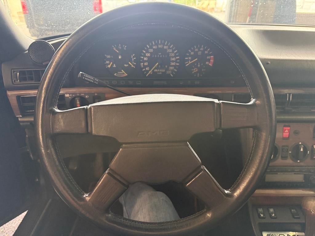 Mercedes 500se Amg w126 restauratie, Auto's, Mercedes-Benz, Automaat, Zwart, Leder, 5 deurs