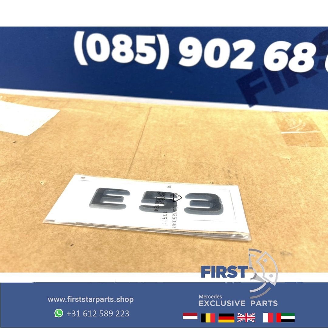 ZWART LOGO W213 C238 E53 AMG EMBLEEM ZWART EMBLEMEN E 53 KLA, Gebruikt, -, Ophalen of Verzenden, -
