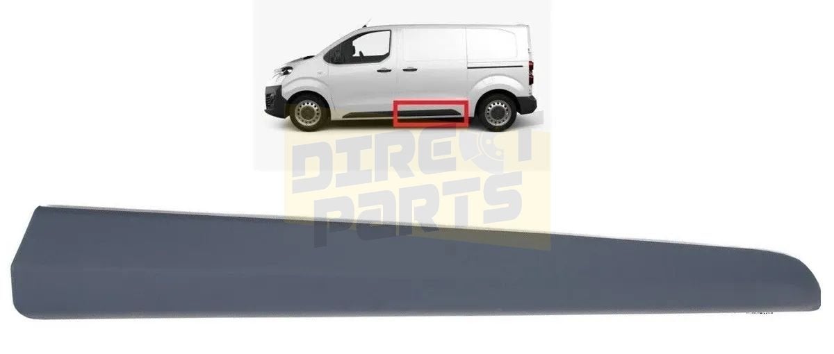 Citroën/Peugeot/Opel/Toyota zijwandlijst Links (te spuiten), Neuf, Citroën, -, Porte
