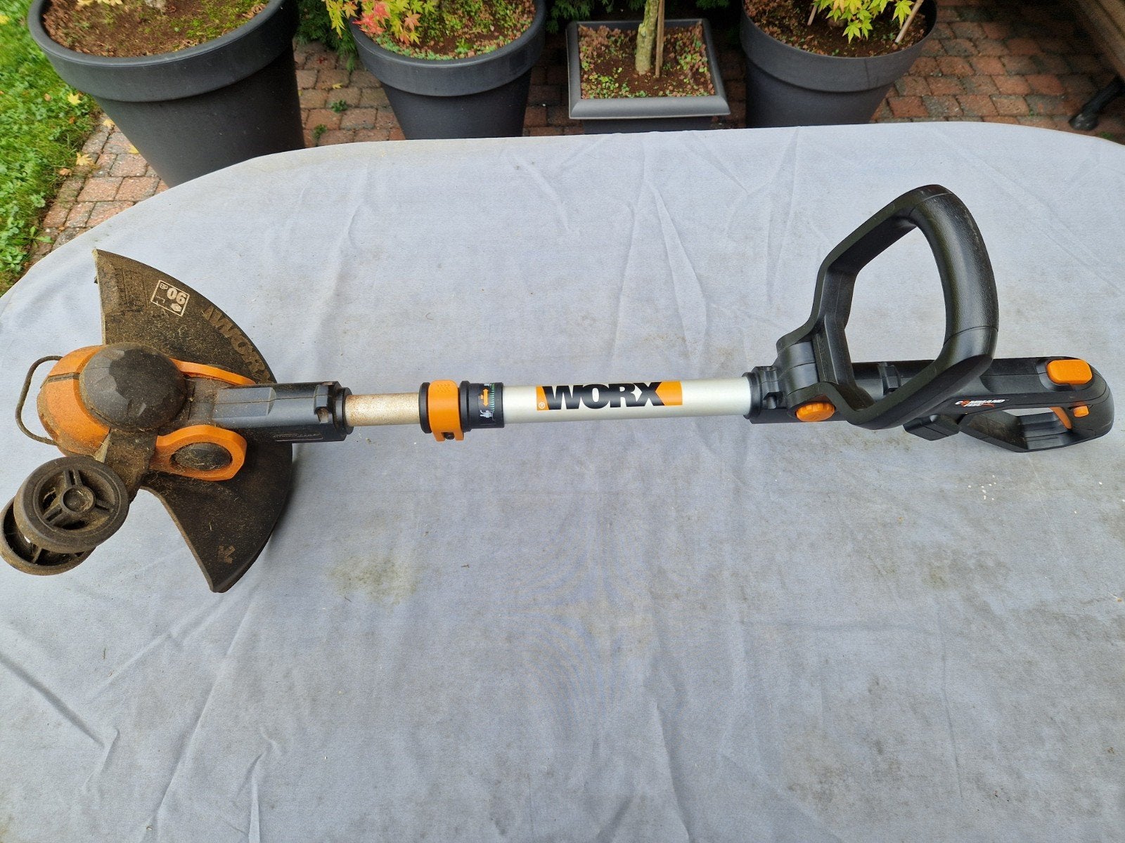 Coupe-bordures électrique Worx + batterie 20V 2.0Ah neuve, Ophalen, Gebruikt, Accu, WORX