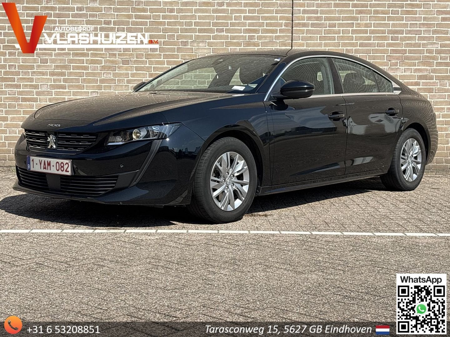 Peugeot 508 1.5 BlueHDI Blue Lease Active | € 8.200,- NETTO!, Zwart, Parkeersensor, Te koop, Overige kleuren