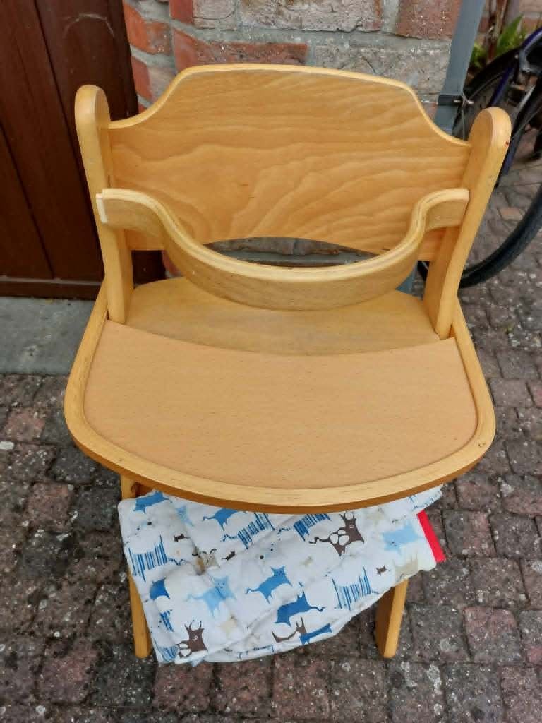 Tripp Trapp kinderstoel groeit met je kindje mee!  m, Kinderen en Baby's, Kinderstoelen, Ophalen, Zo goed als nieuw, Gordel(s)