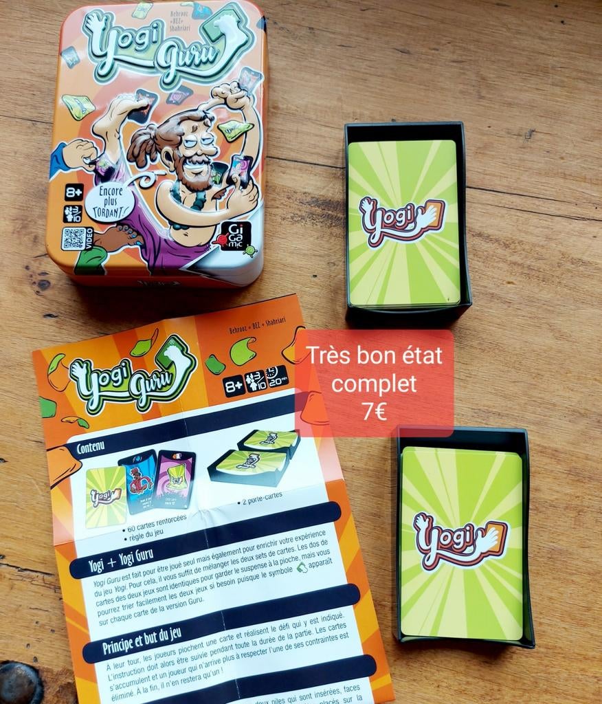 Jeu d'ambiance Yogi Guru, Enlèvement