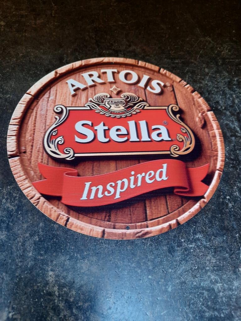 Reclamebord stella artois, Verzamelen, Merken en Reclamevoorwerpen, Ophalen, Reclamebord