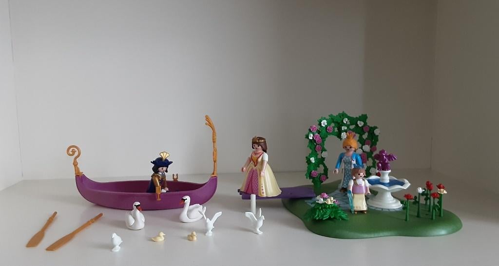 Playmobil prinsessenvijver met zwanen - 40 jaar Playmobil, Kinderen en Baby's, Speelgoed | Playmobil, Ophalen of Verzenden, Zo goed als nieuw