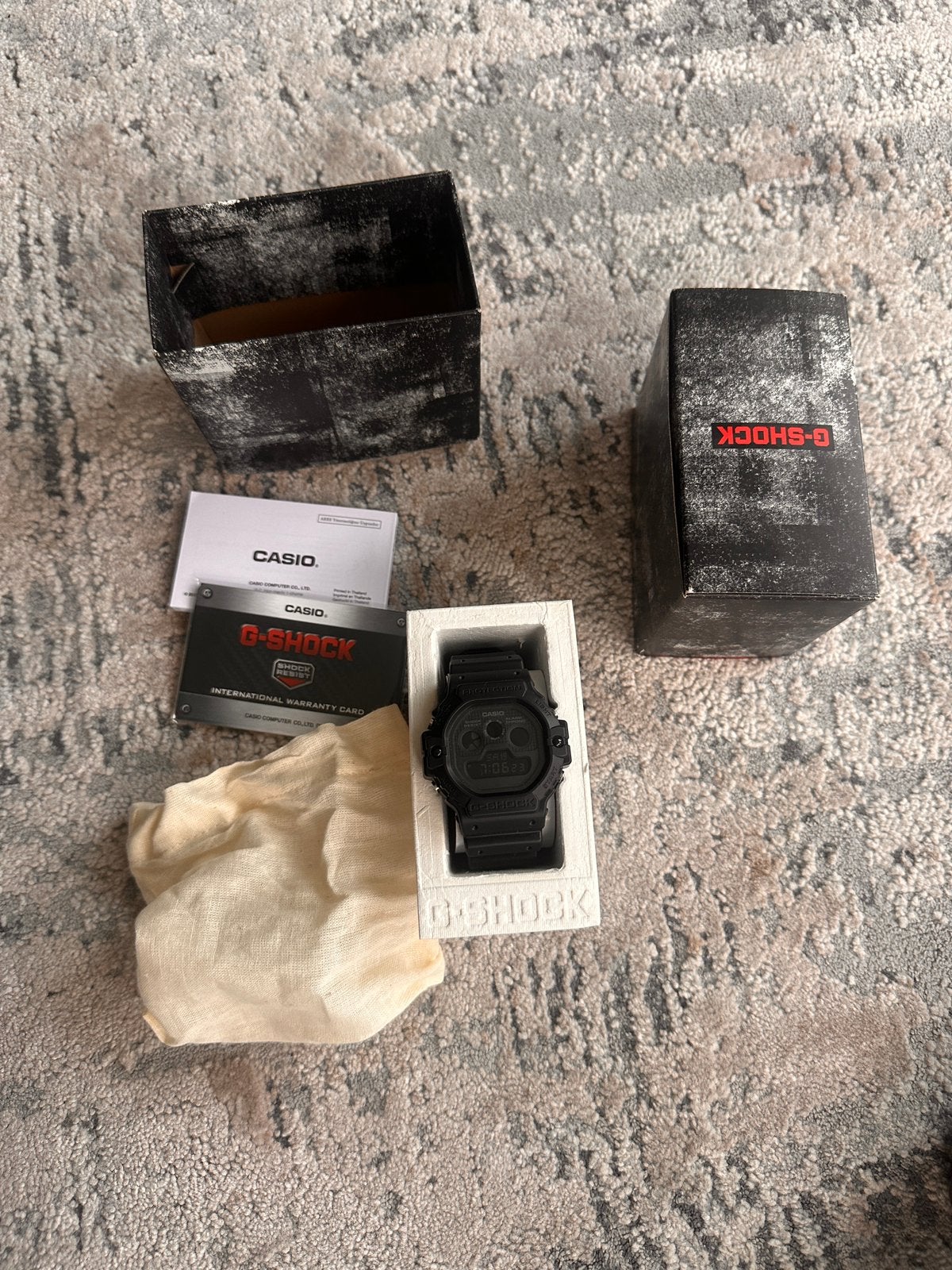 Casio G-Shock DW-5900BB All Black – neuve avec boîte, Enlèvement ou Envoi, Neuf