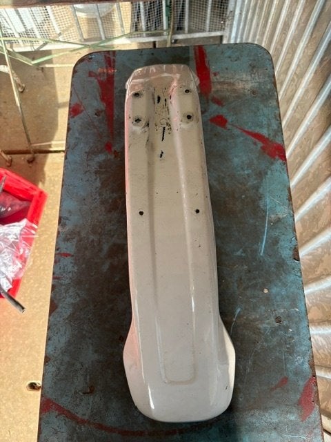 Hoog spatbord voorwiel van R 100/80 GS, Motoren, Ophalen, Gebruikt