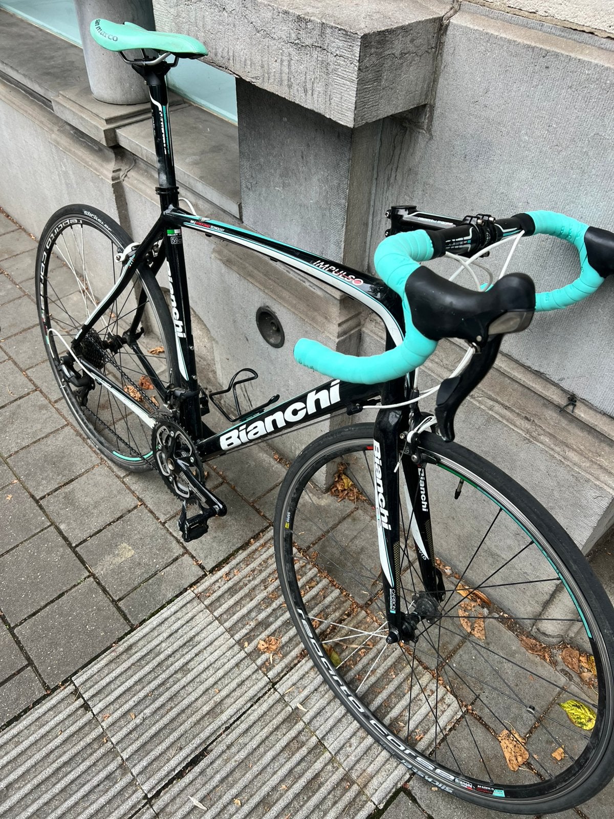 Koersfiets: Bianchi Impulso C2C, Fietsen en Brommers, 28 inch, Gebruikt, Aluminium, 57 tot 61 cm