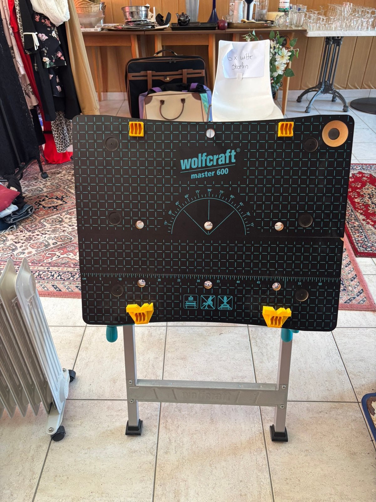 Werktafel met klemmen, Ophalen, Zo goed als nieuw