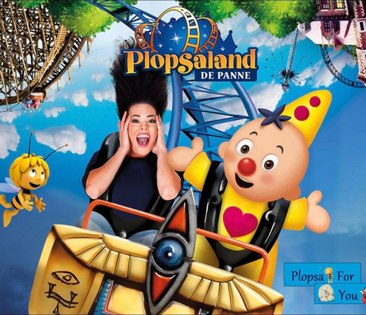 4 ongedateerde e-tickets Plopsaland De Panne t.m 30/09/26., Tickets en Kaartjes, Recreatie | Pretparken en Attractieparken, Drie personen of meer