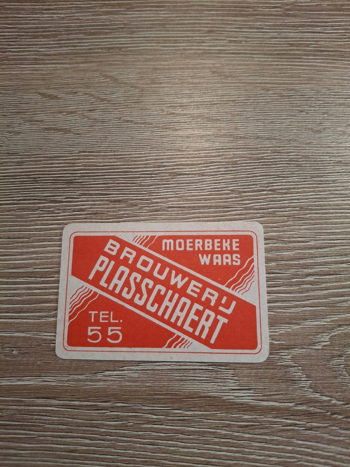 oude speelkaart brouwerij plasschaert, Verzamelen, Speelkaarten, Jokers en Kwartetten, Ophalen of Verzenden