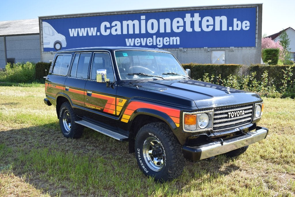Toyota Land Cruiser FJ62, Auto's, Toyota, Stof, 4000 cc, Zwart, 9 zetels