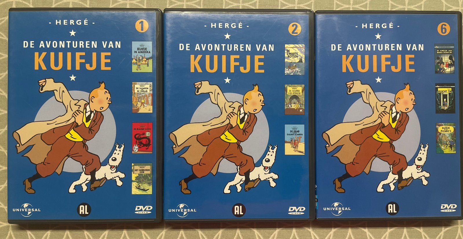 Kuifje dvd’s, Verzamelen, Ophalen of Verzenden, Zo goed als nieuw