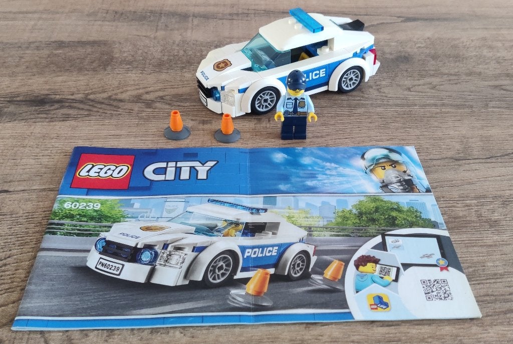 LEGO 60239 - Police Patrol Car, Ophalen, Lego, Inclusief instructies, Complete set