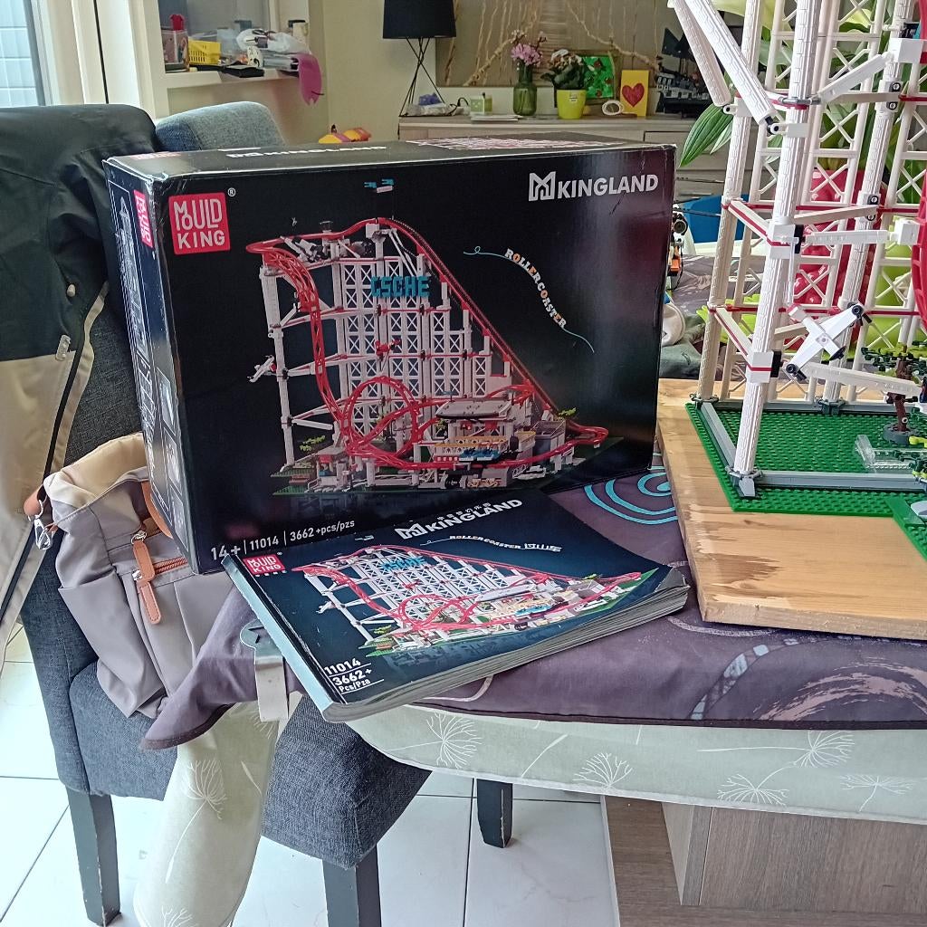 Lego rollercoaster Mould King, Lego, Compleet, Ophalen of Verzenden, Zo goed als nieuw