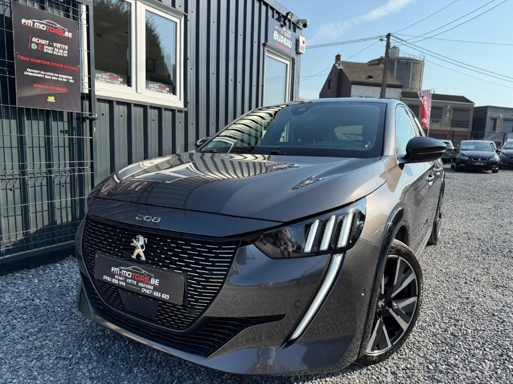 Peugeot 208 1.2i GT Line/ 1e Main/ Full Option/ LED/ Carplay, Argent ou Gris, Achat, Euro 6, Entreprise