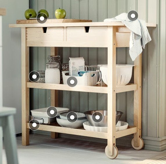 Keuken trolley Ikea, Enlèvement, Comme neuf